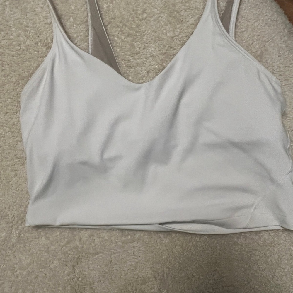 White Lululemon Align Tank